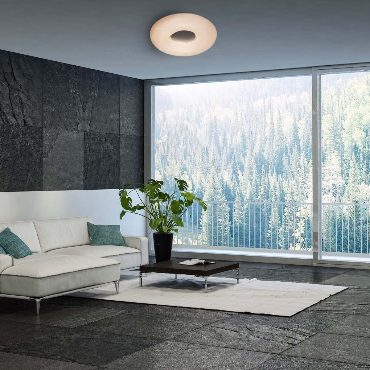 Light Prestige Aruba plafon biały 40cm z IP44 LP-2424/1C-40 WH