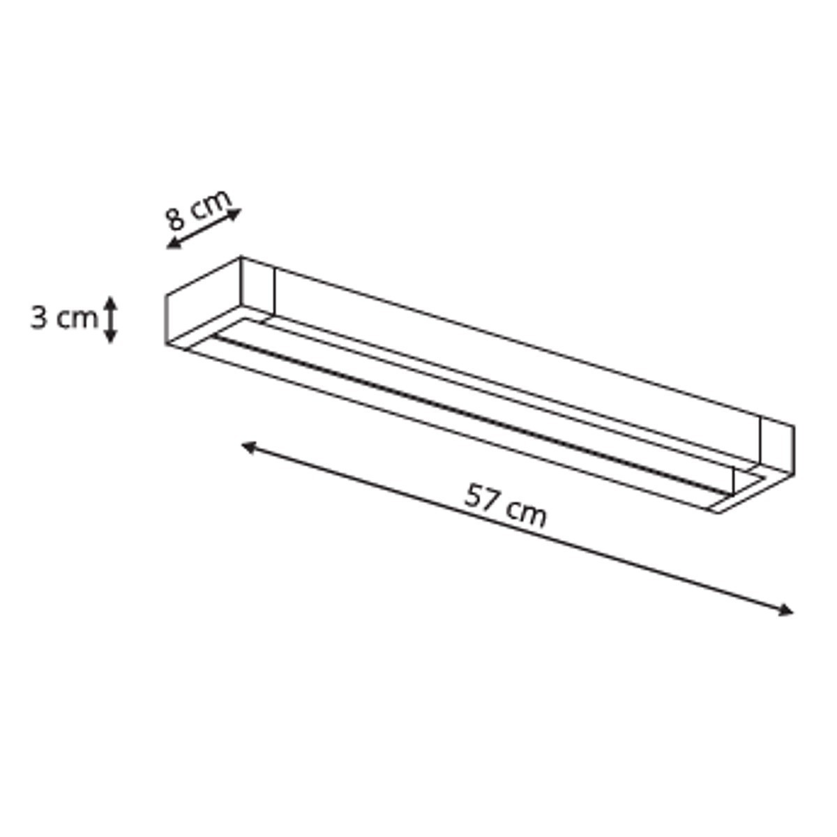 Light Prestige Denver kinkiet biały IP44 LP-1174/1W WH