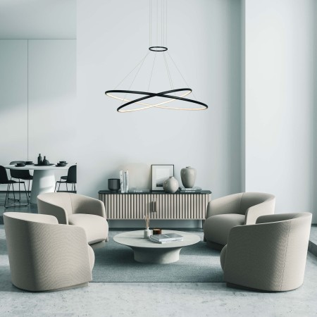 Light Prestige Halifax wisząca czarna LP-940/2P 4BK