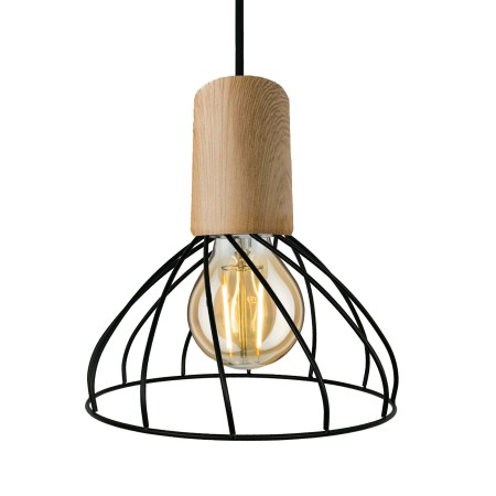Light Prestige Lampa wisząca Moderno 1xGU10 czarno/brązowa LP-1221/1P S BK LP-1221/1P S BK