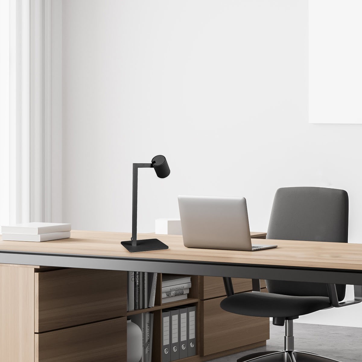 Light Prestige Snow biurkowa czarna LP-731/1T BK