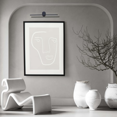 Light Prestige Modern Slim kinkiet M czarny LP-777/1W M BK