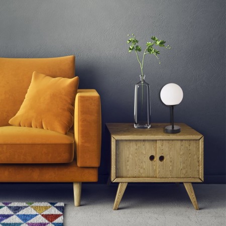 Light Prestige Dorado biurkowa 1 mała czarna LP-002/1T S BK