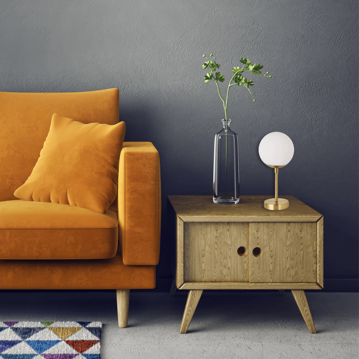 Light Prestige Dorado biurkowa 1 mała złota LP-002/1T S