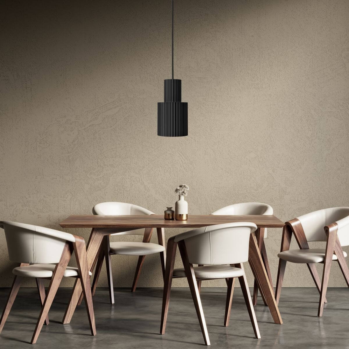 Light Prestige Tokio wisząca 1 Tuba duża Czarna LP-787/1P L BK