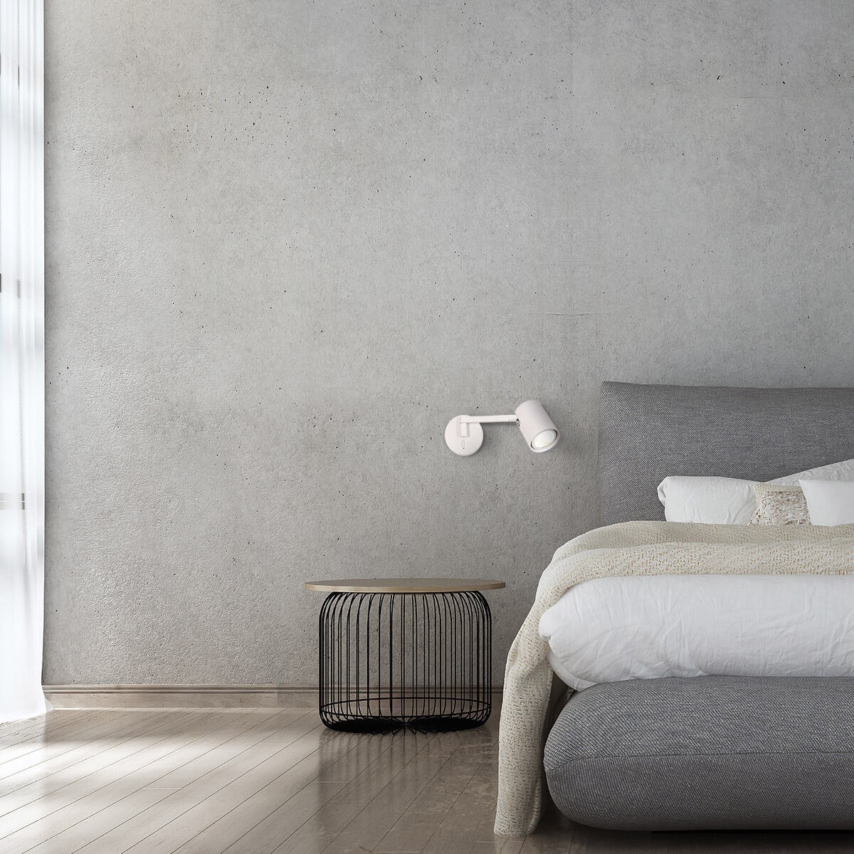 Light Prestige Snow z wysięgnikiem biały LP-731/1WL WH