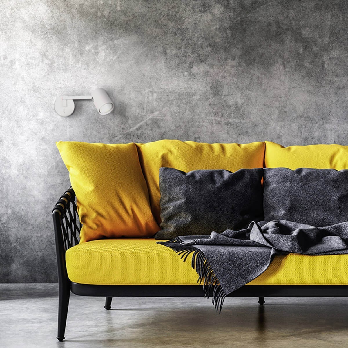 Light Prestige Snow z wysięgnikiem biały LP-731/1WL WH