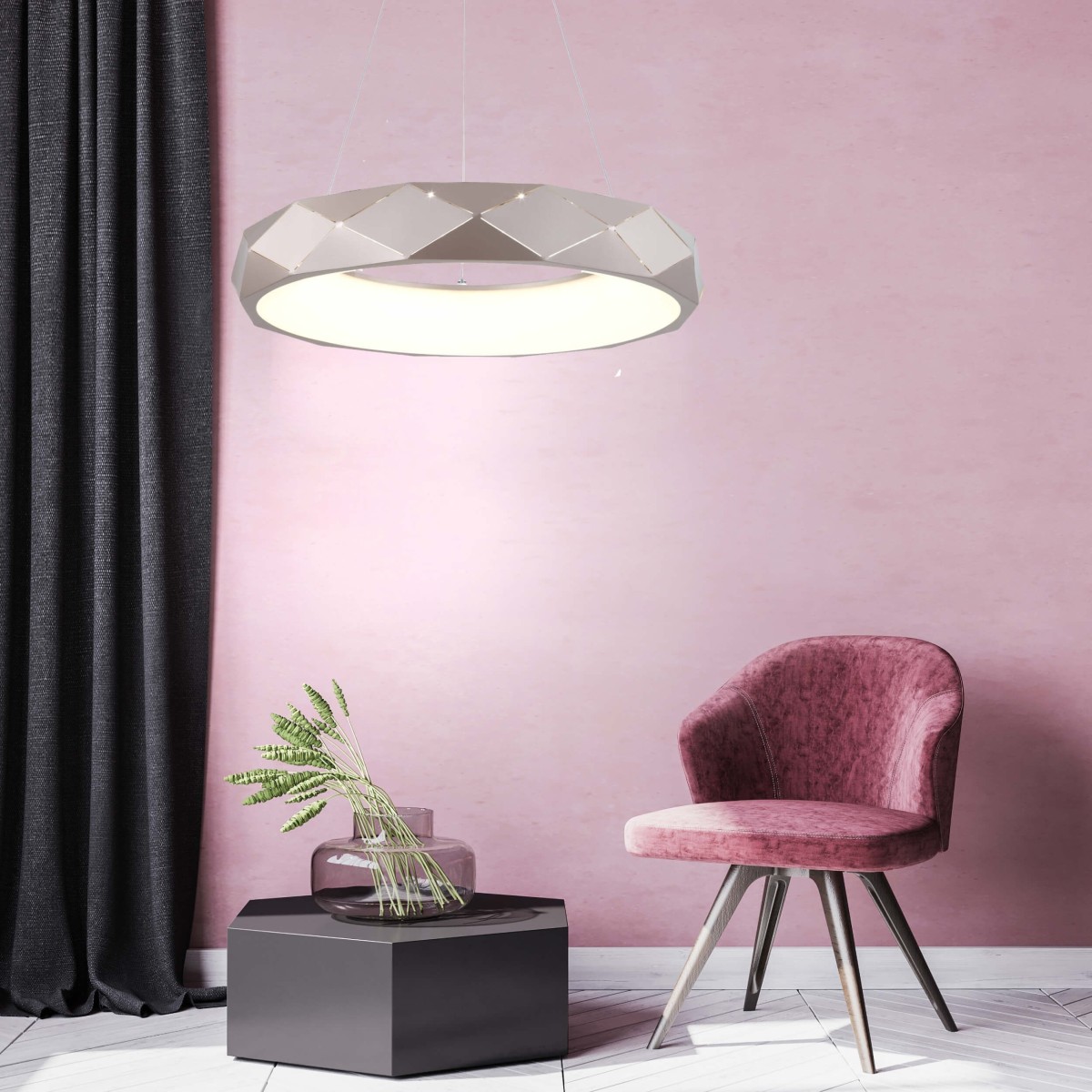 Light Prestige Reus LED wisząca złota LP-8069/1P LED GD