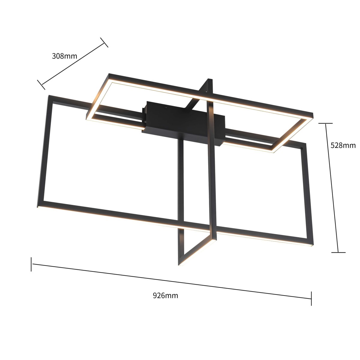 Light Prestige Frame 3D 4000K czarna LP-980/3D4 BK