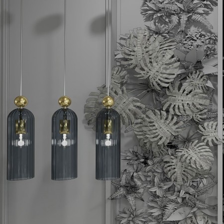 Light Prestige Piega 1 wisząca smoked LP-939/1P smoked