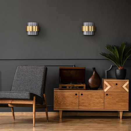 Light Prestige Miele kinkiet dymny LP-866/1W SM/GD