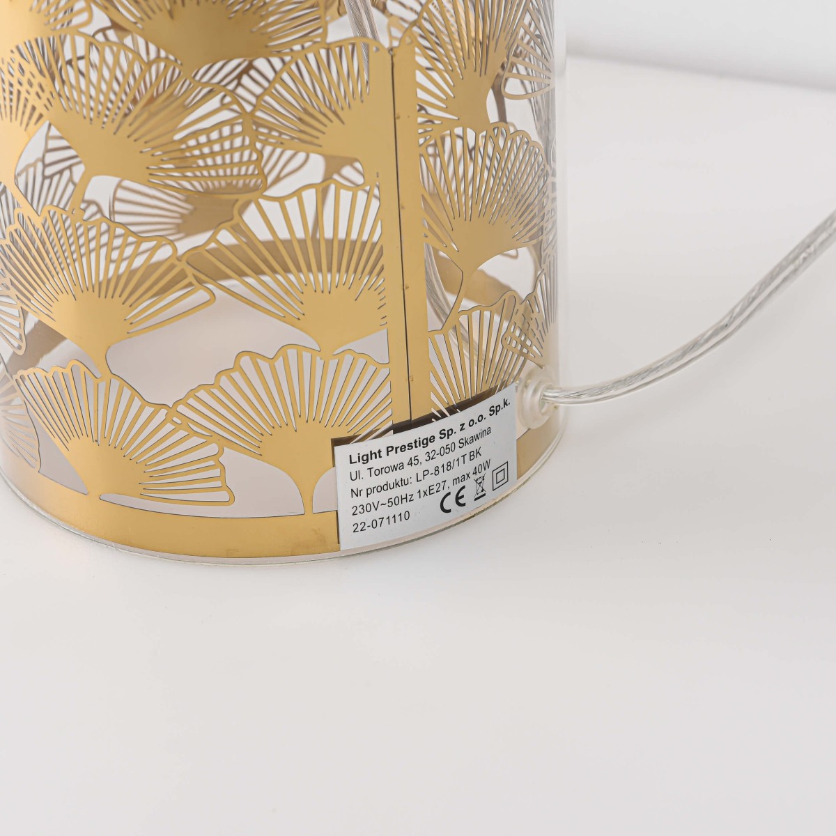 Light Prestige Sunflower biurkowa czarna LP-818/1T BK