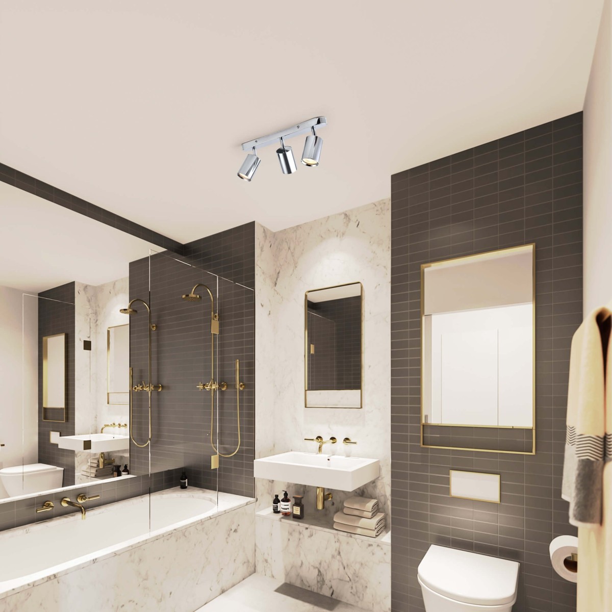 Light Prestige Belize 3 spot chrom IP44 LP-734/3W CH