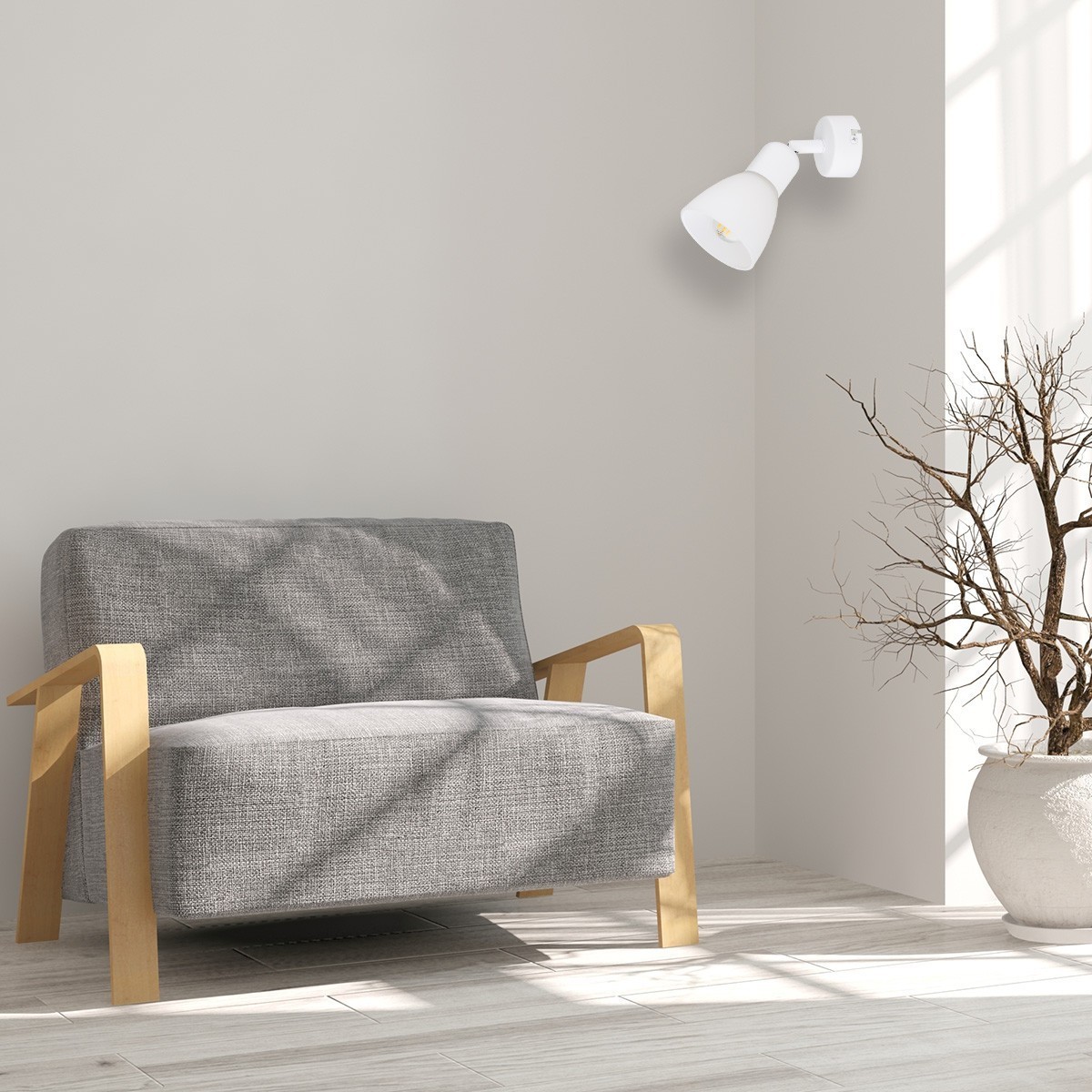 Light Prestige Malta 1 spot biała LP-877/1W WH