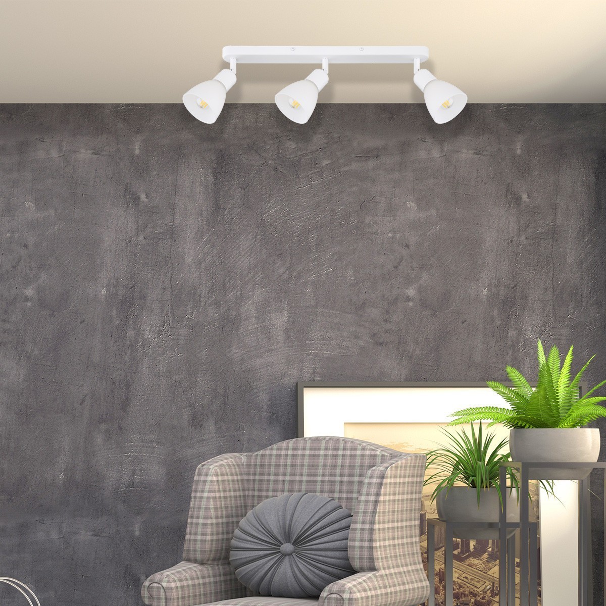 Light Prestige Malta 3 spot biała LP-877/3W WH