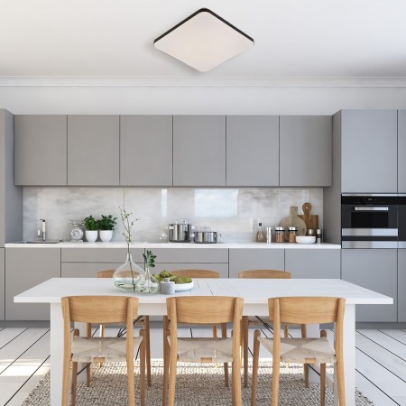 Light Prestige Babilon plafon kwadratowy mały 4000K czarny LP-335/1C S 4BK square