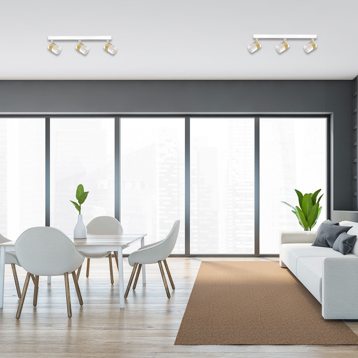 Light Prestige Anillo 3 spot biały LP-770/3W WH