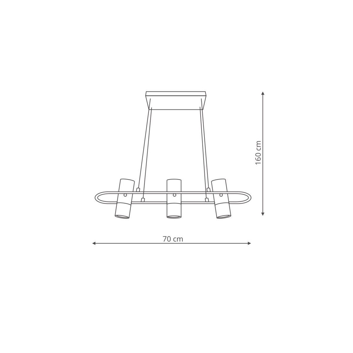 Light Prestige Bovino 3 wisząca LP-1111/3P