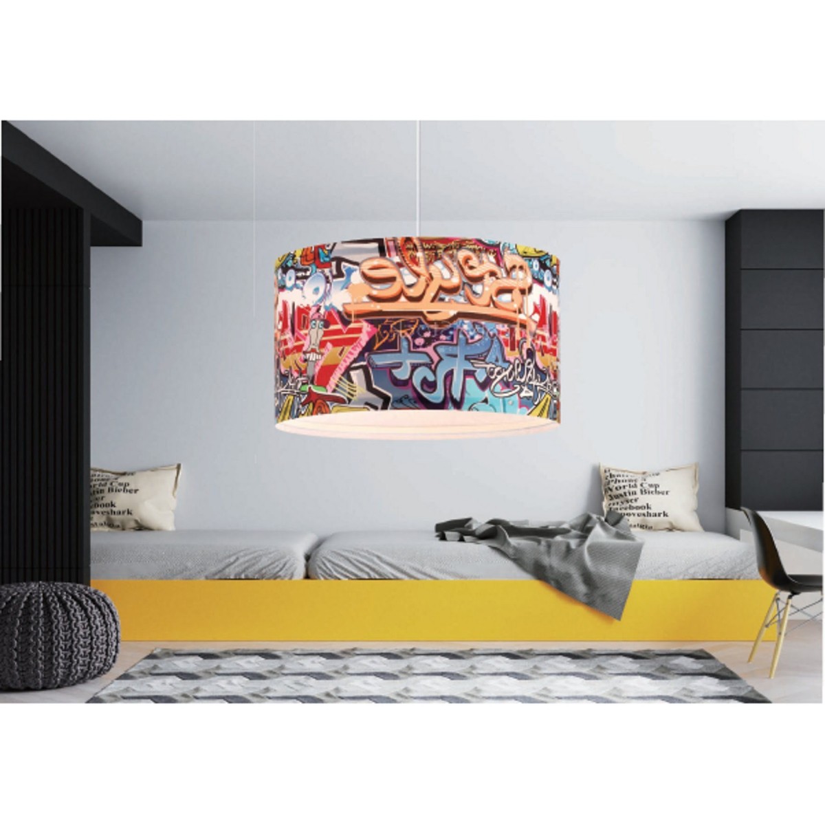 Light Prestige Graffiti wisząca Style LP-077/1P Style