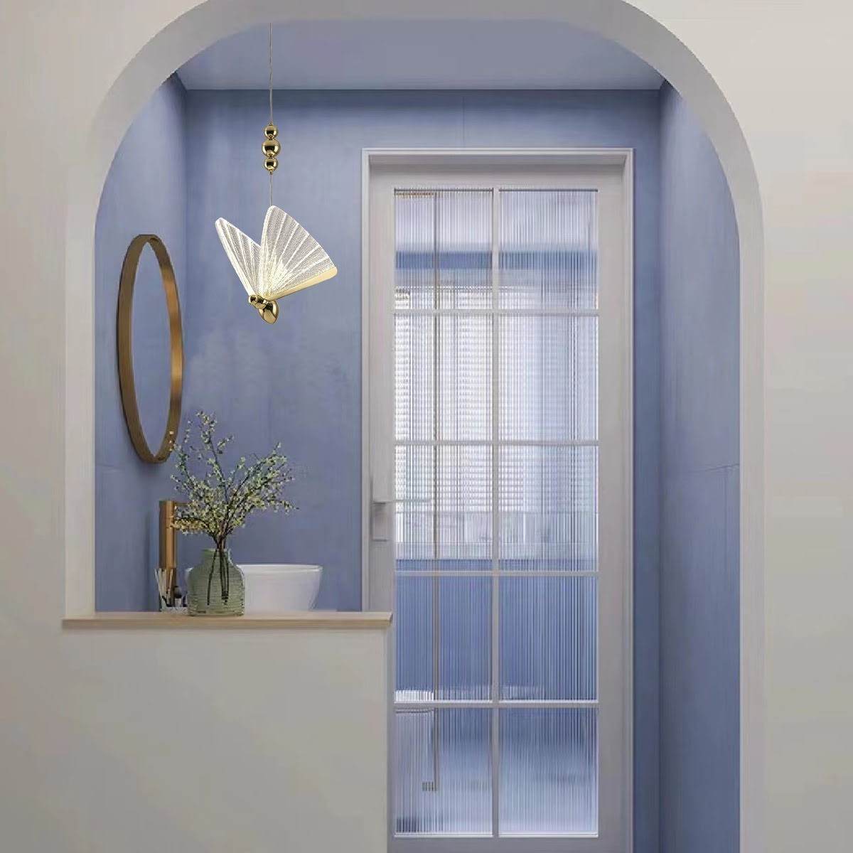 Light Prestige Mariposa 1 wisząca złota LP-1715/1P