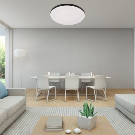 Light Prestige Babilon plafon okrągły średni 4000K czarny LP-335/1C M 4BK