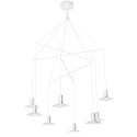 Light Prestige HAT 8 wisząca biała LP-1661/8P WH