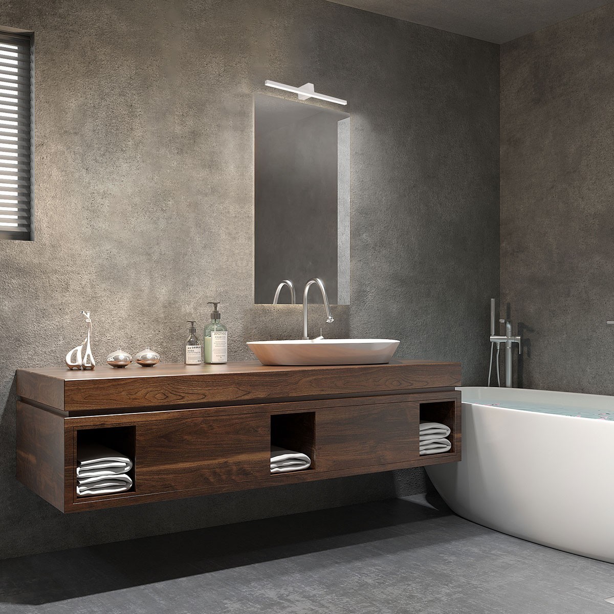 Light Prestige Nevada kinkiet L biały IP44 LP-778/1W L WH