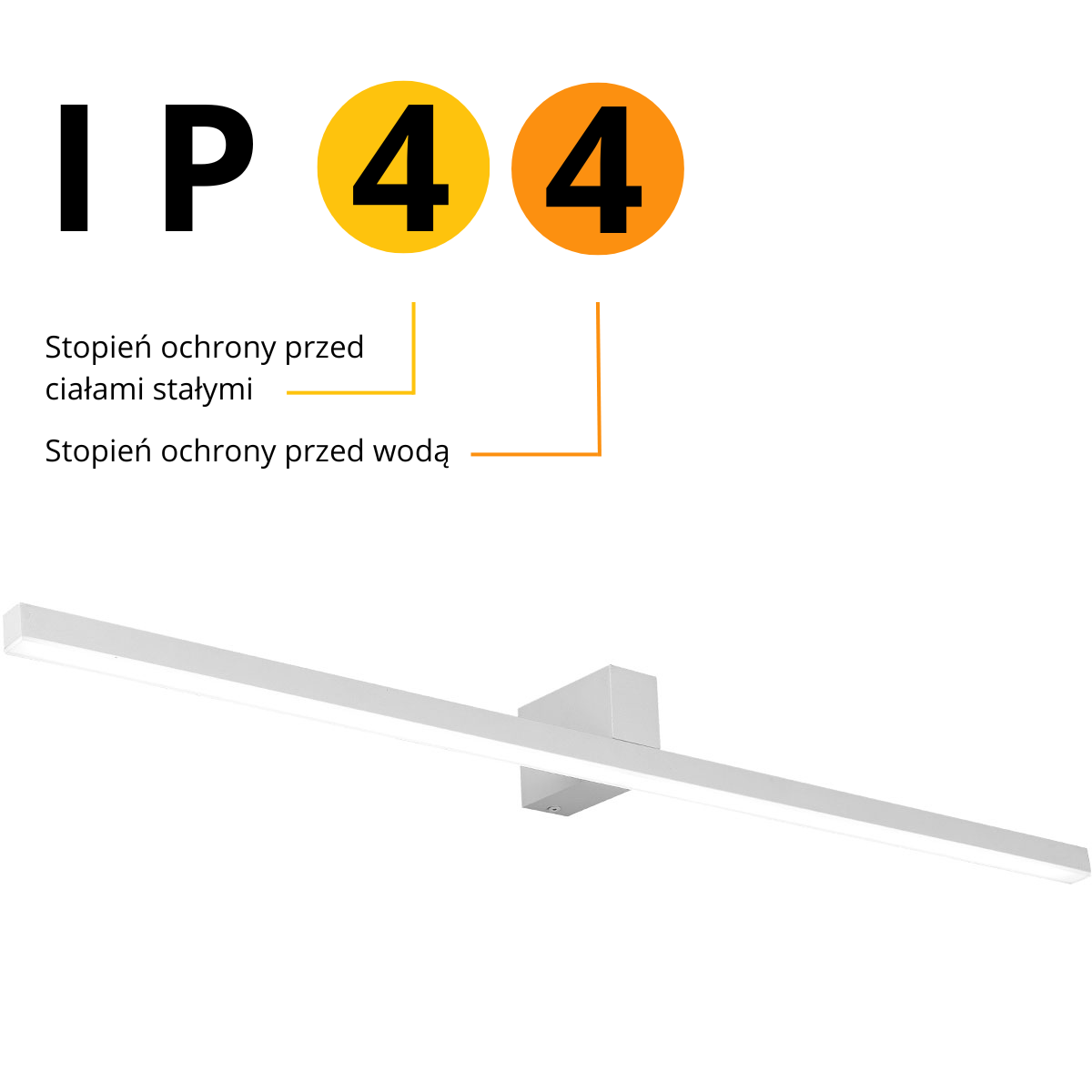 Light Prestige Nevada kinkiet XXL biały IP44 LP-778/1W XXL WH