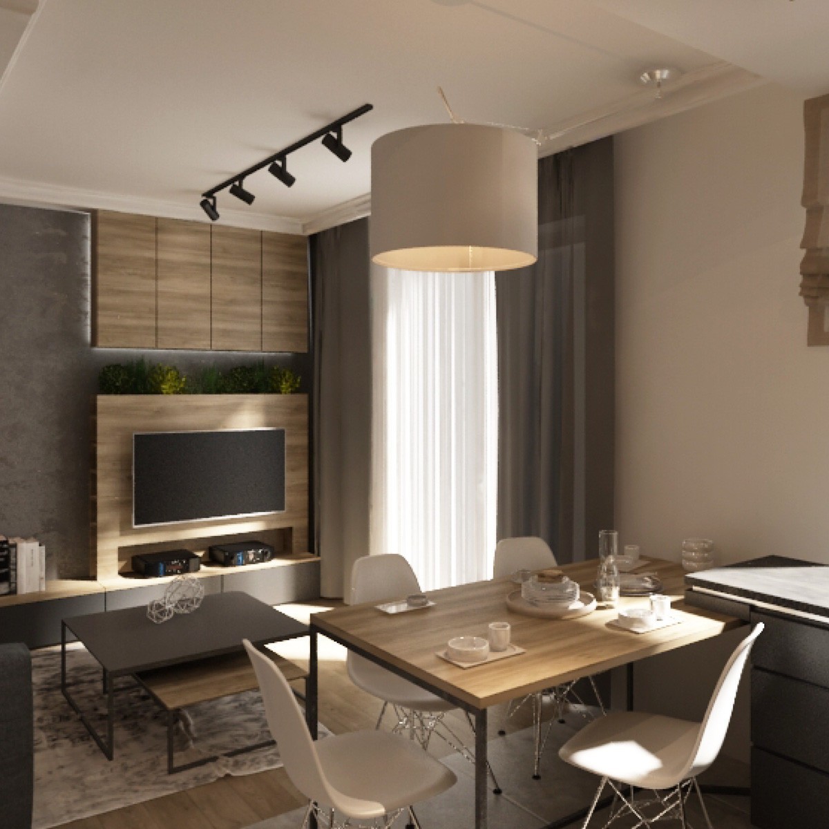 Light Prestige Rocca reflektor 1F czarny 4000K LP-1019/1W BK