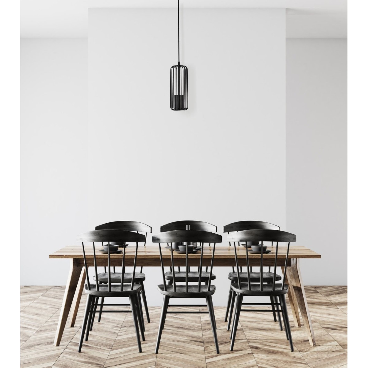 Light Prestige Sintra 1 wisząca czarna LP-975/1P BK