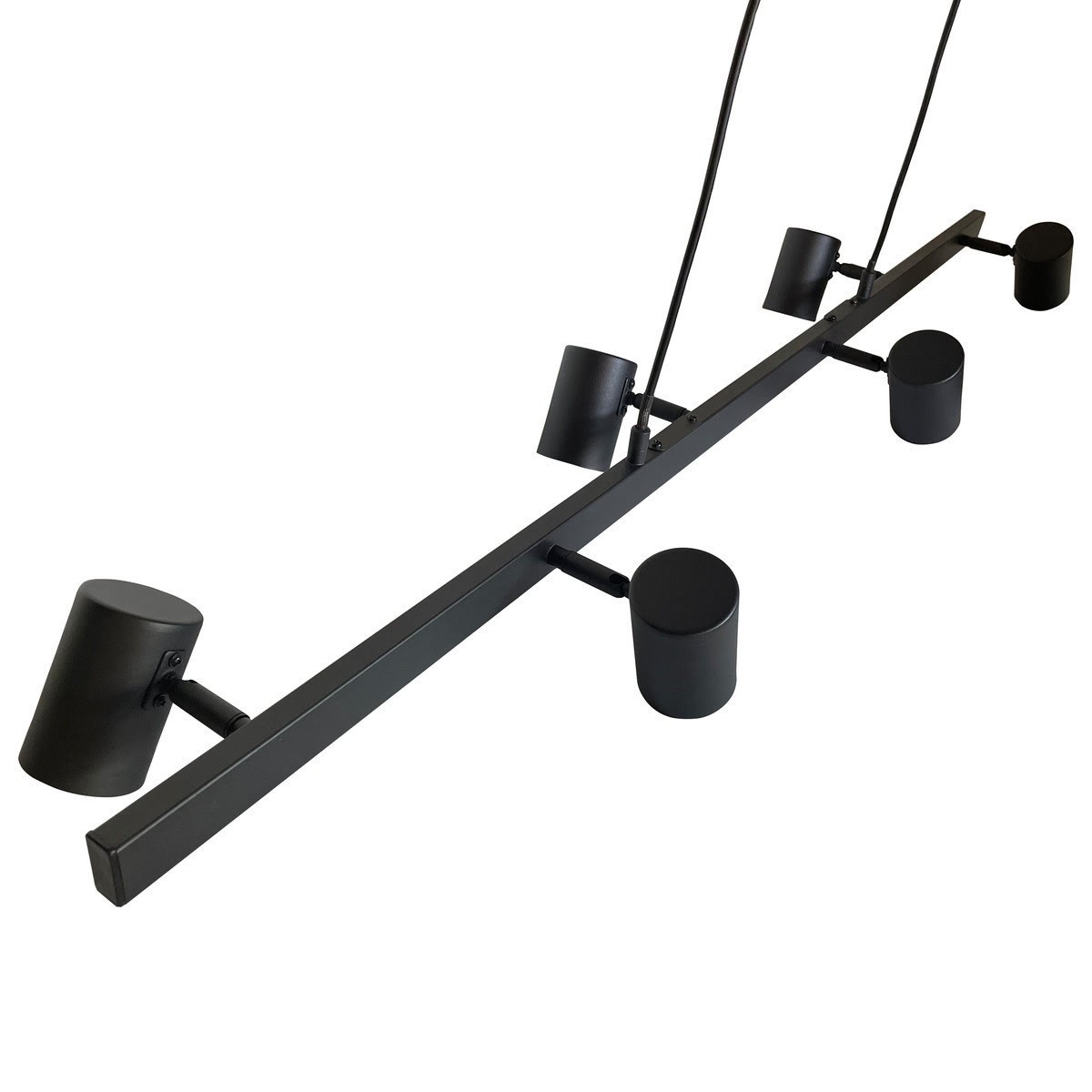 Light Prestige Snow 6 linia wisząca czarna LP-731/6L BK