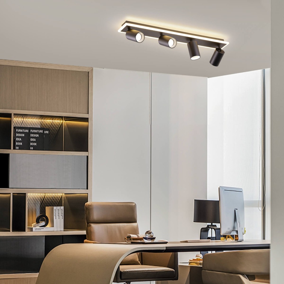 Light Prestige Parma 4 plafon czarny LP-0612/4C BK