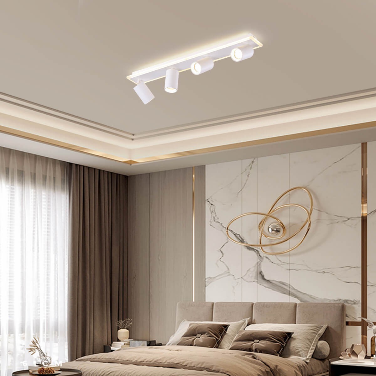 Light Prestige Parma 4 plafon biały LP-0612/4C WH