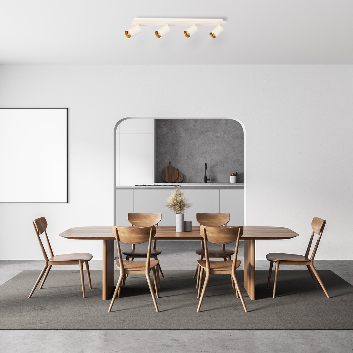 Light Prestige Parma 4 plafon biały LP-0612/4C WH