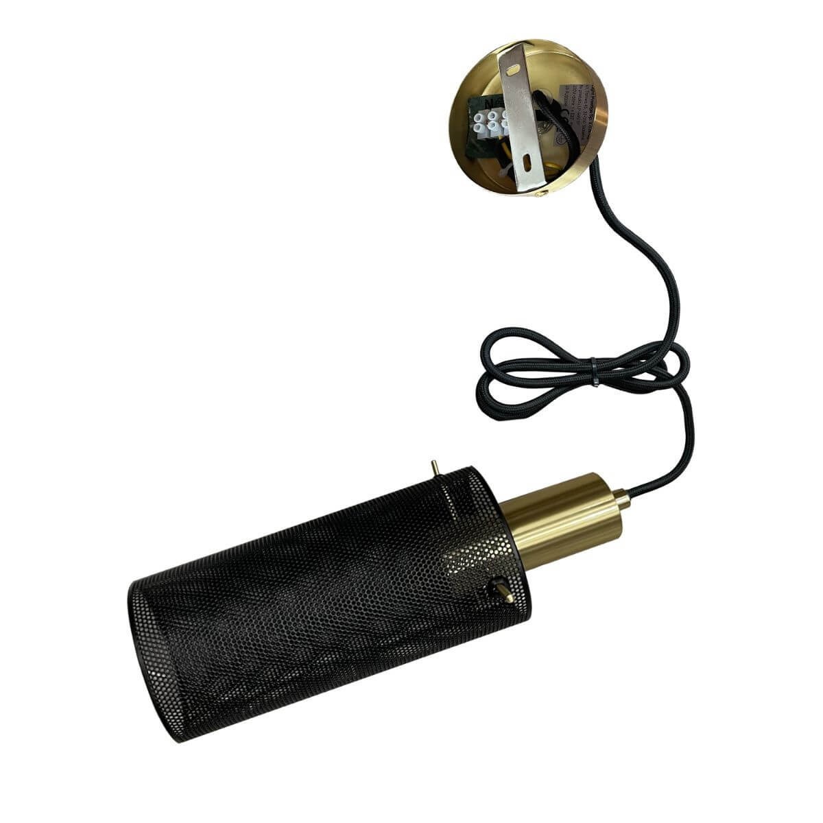 Light Prestige Tirana 1 wisząca czarna LP-945/1P BK