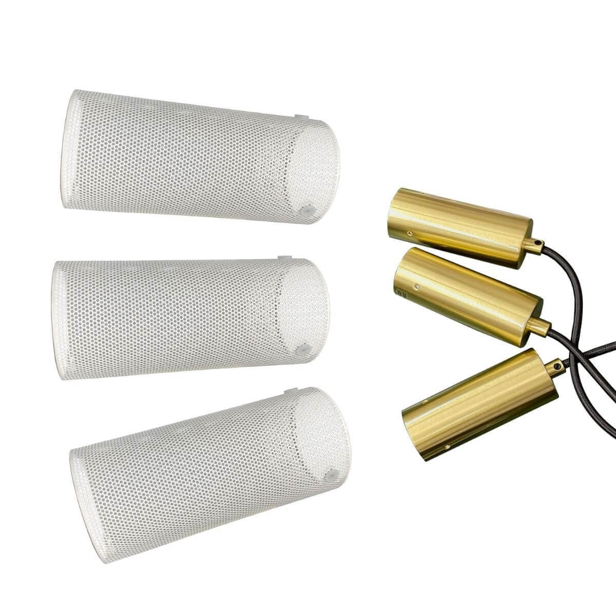 Light Prestige Tirana 3 wisząca linia biała LP-945/3L WH