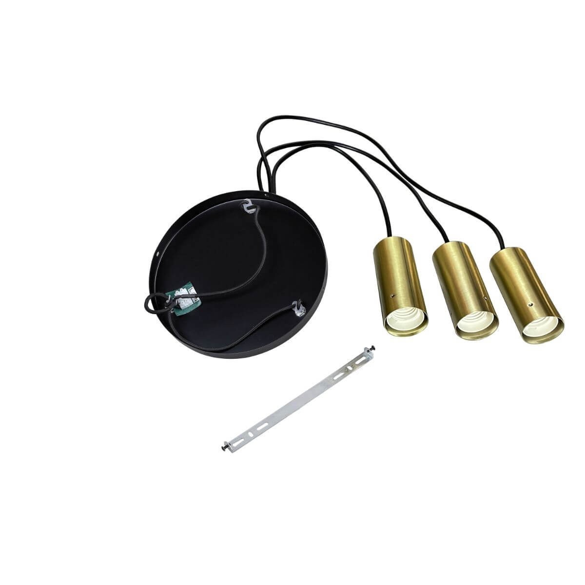 Light Prestige Tirana 3 wisząca talerz czarna LP-945/3P BK