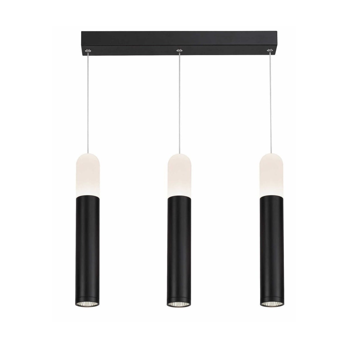 Light Prestige Fano 3 wisząca czarna LP-8012/3P