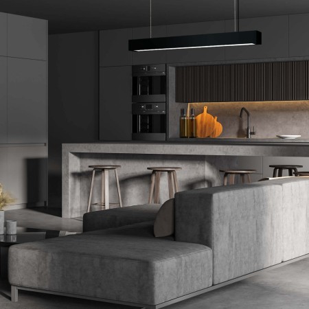 Light Prestige Ibros wiszący czarny duży 24W IP20 CCT LP-7001/1P 20 BK-93 24 CCT