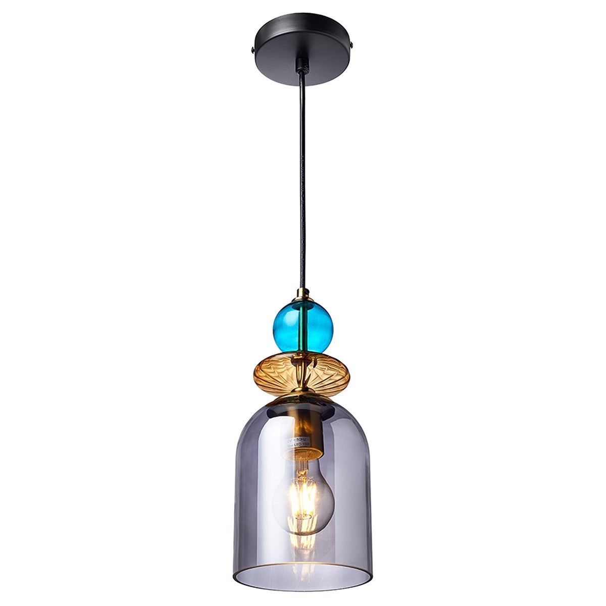 Light Prestige Tropea 1 wisząca średnia dymna LP-2004/1P M SM