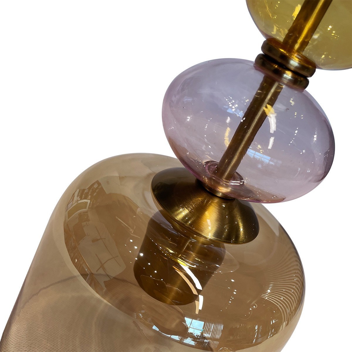 Light Prestige Tropea 1 wisząca mała bursztyn LP-2004/1P S AM