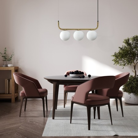 Light Prestige Alisa wisząca 3 linia złota LP-005/3L GD