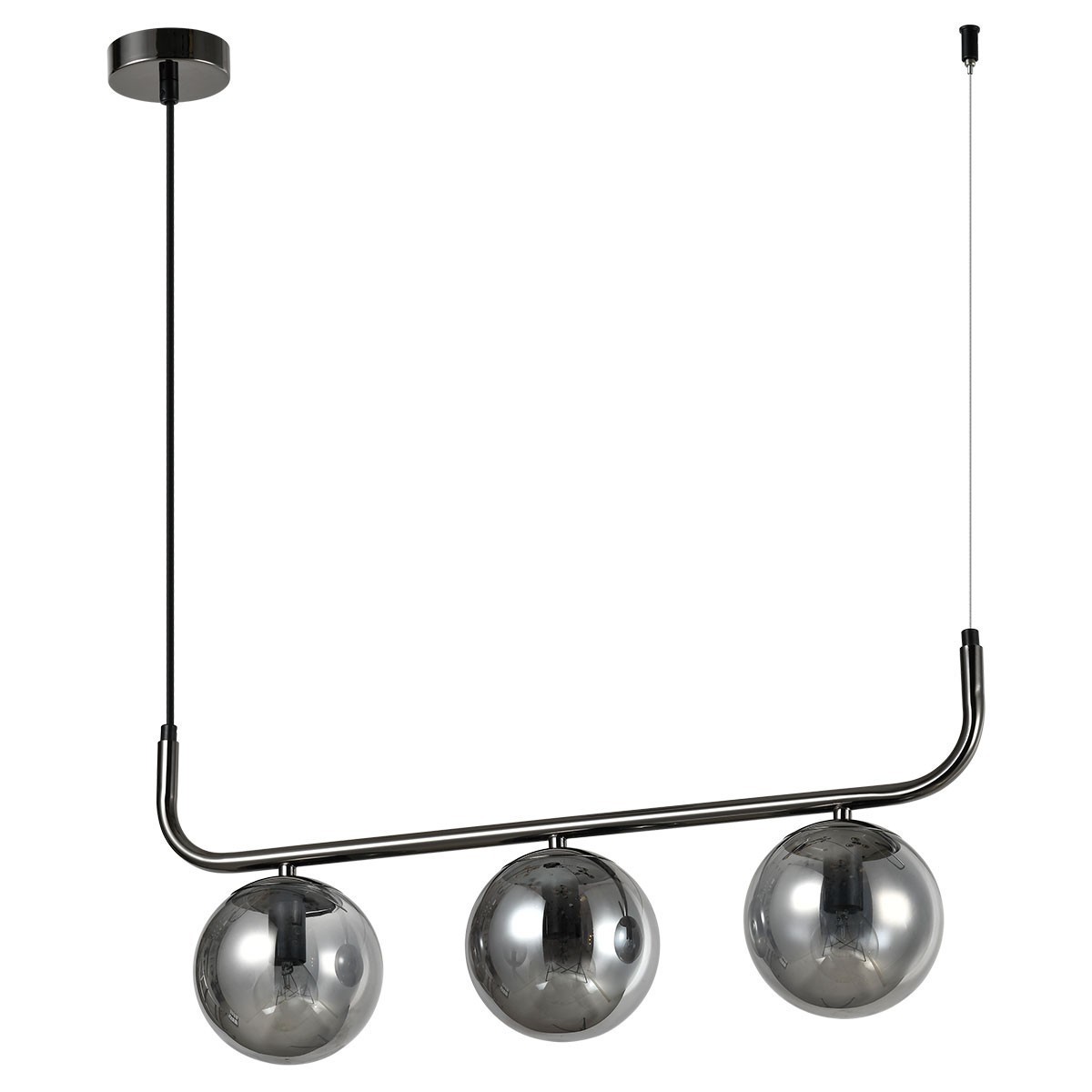 Light Prestige Alisa wisząca 3 linia grafit LP-005/3L grafit