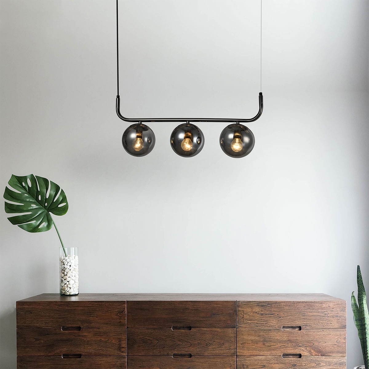 Light Prestige Alisa wisząca 3 linia grafit LP-005/3L grafit