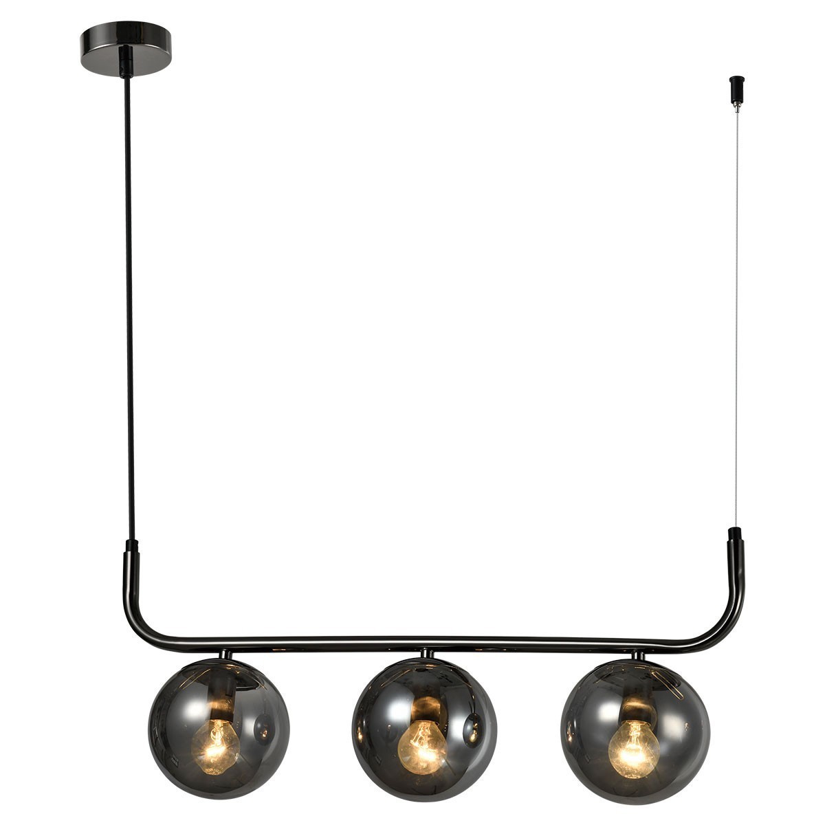 Light Prestige Alisa wisząca 3 linia grafit LP-005/3L grafit