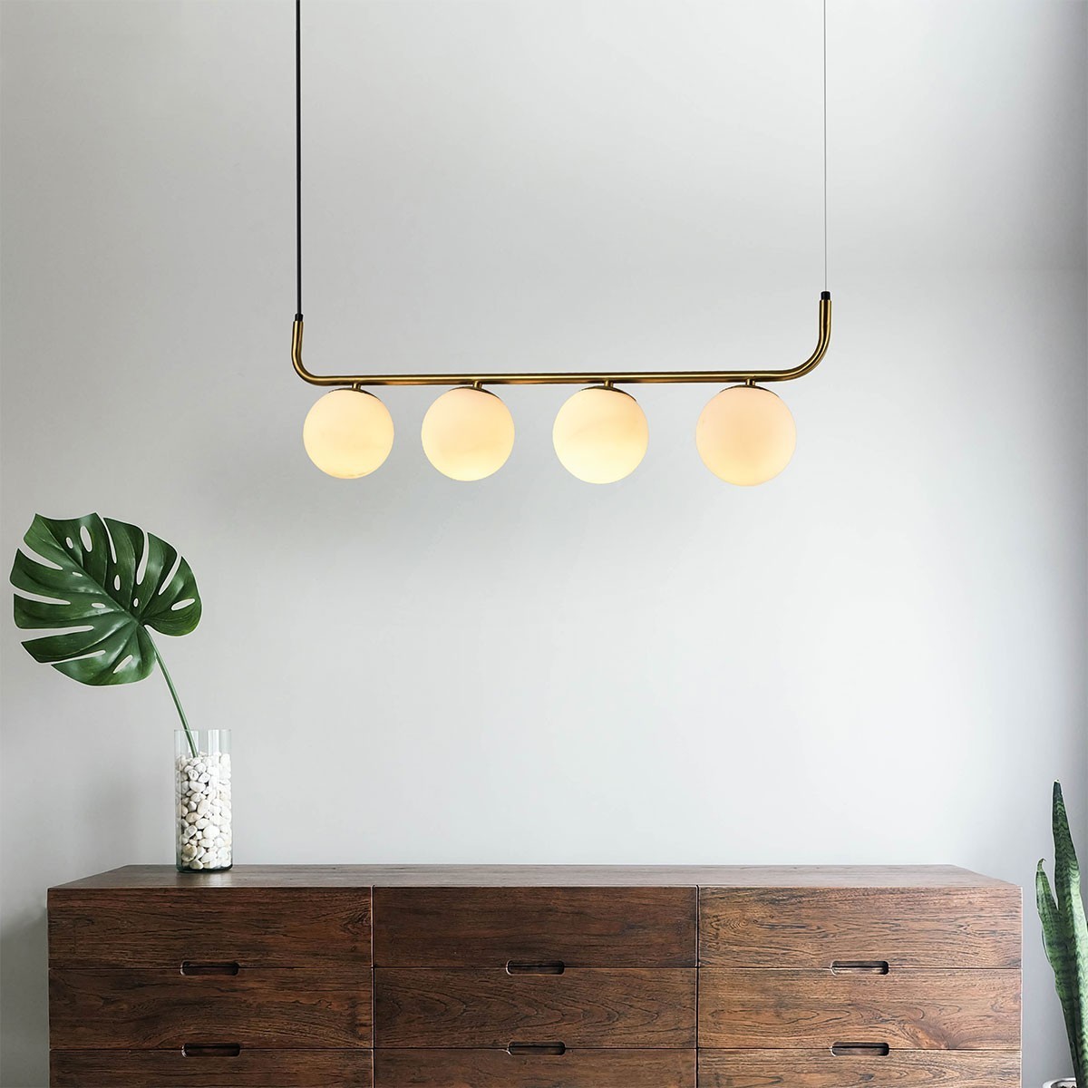 Light Prestige Alisa wisząca 4 linia złota LP-005/4L GD