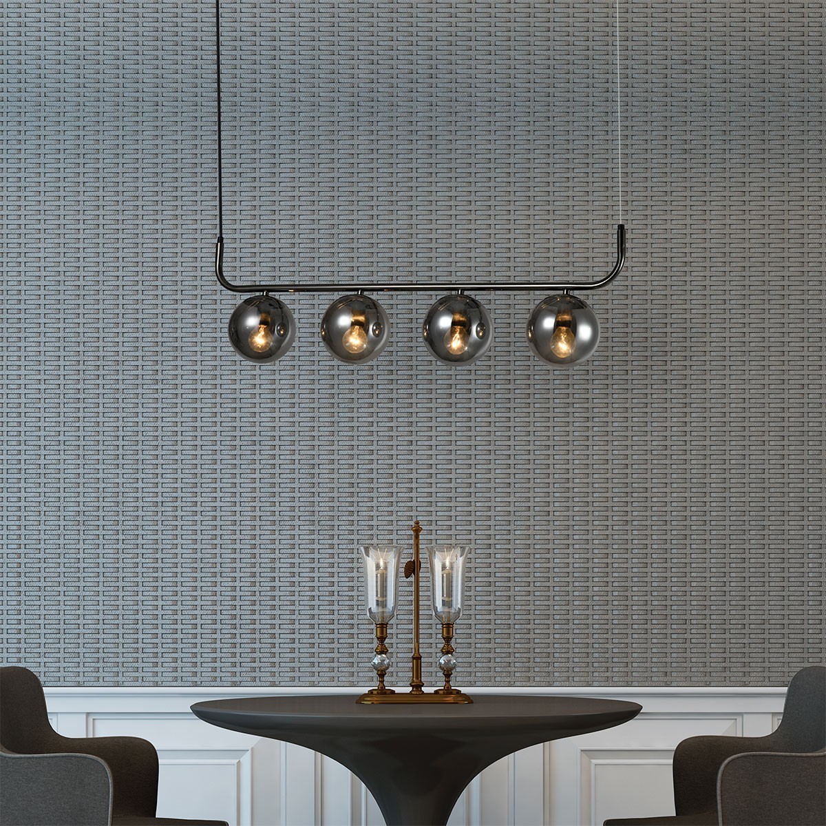 Light Prestige Alisa wisząca 4 linia grafit LP-005/4L grafit