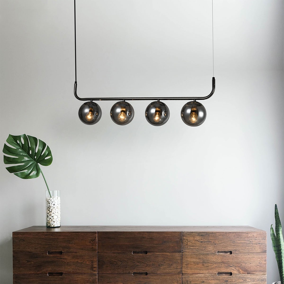 Light Prestige Alisa wisząca 4 linia grafit LP-005/4L grafit