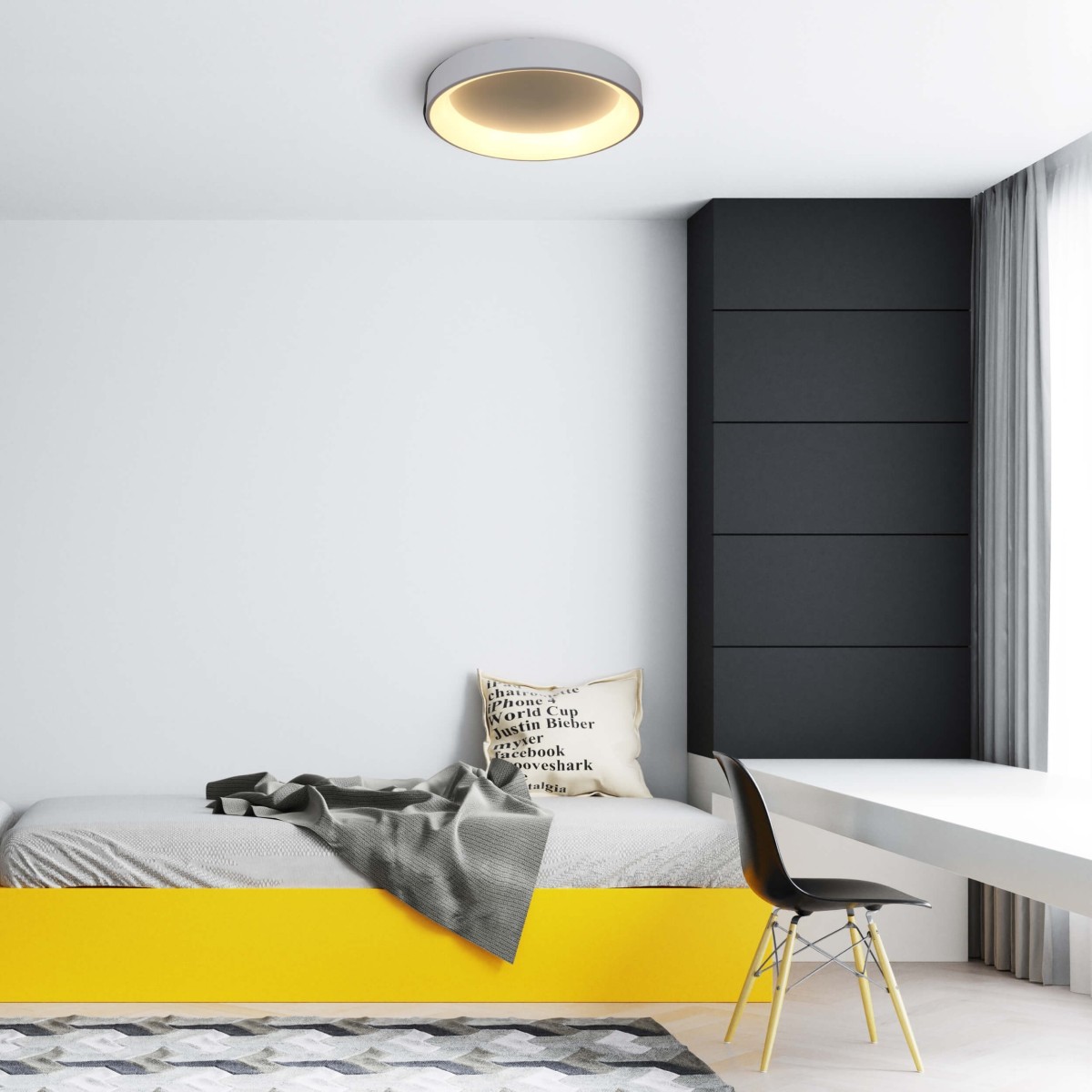 Light Prestige Georgia plafon biały CCT LP-049/1C WH CCT