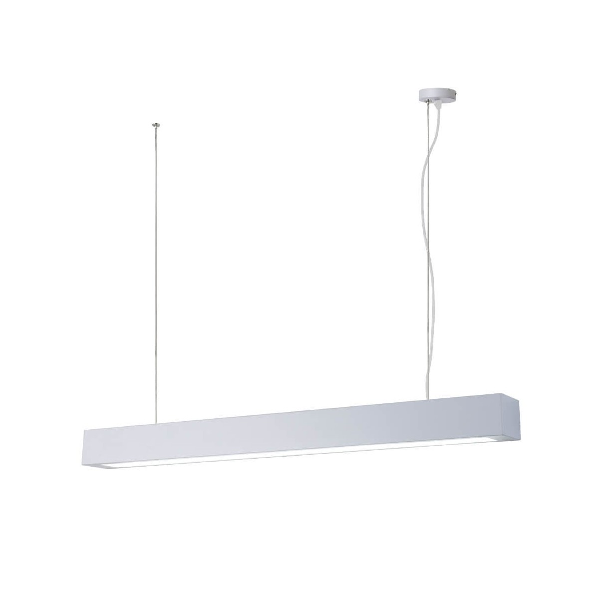 Light Prestige Ibros wiszący biały duży 24W IP20 CCT LP-7001/1P 20 WH-93 24 CCT